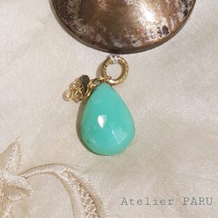 クリソプレーズ～新緑のしずく～ペンダント